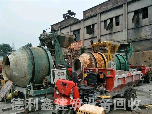 回收建筑設備，建筑廢料回收。卷?yè)P機回收，攪拌機回收